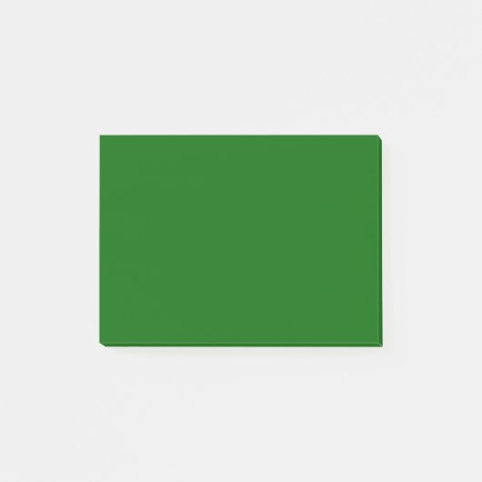 Post-it® Couleur solide Vert foncé (Devant)