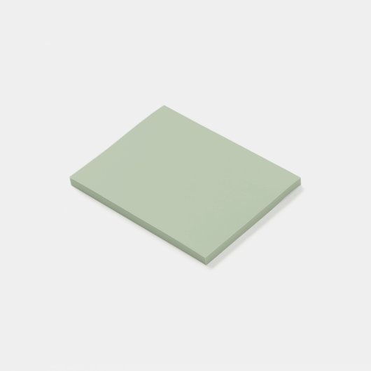 Post-it® Couleur solide vert Laurel (Incliné)