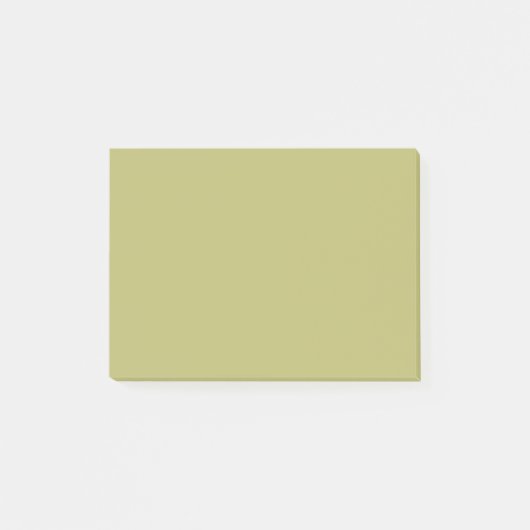 Post-it® Couleur solide vert olive (Devant)