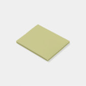 Post-it® Couleur solide vert olive (Incliné)