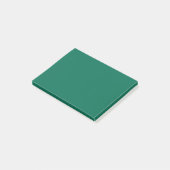 Post-it® Couleur solide verte bouteille (Incliné)