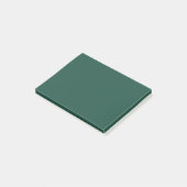 Post-it® Couleur solide verte Brunswick (Incliné)