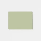 Post-it® Couleur solide verte de couleur de sable (Devant)