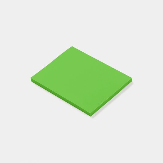 Post-it® Couleur solide verte Kelly (Incliné)