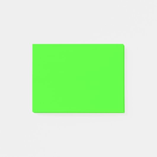 Post-it® Couleur solide verte néon (Devant)