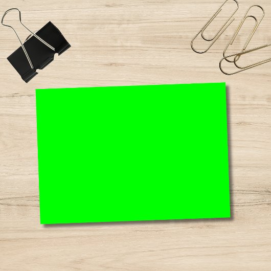 Post-it® Couleur solide verte néon électrique | Notes class