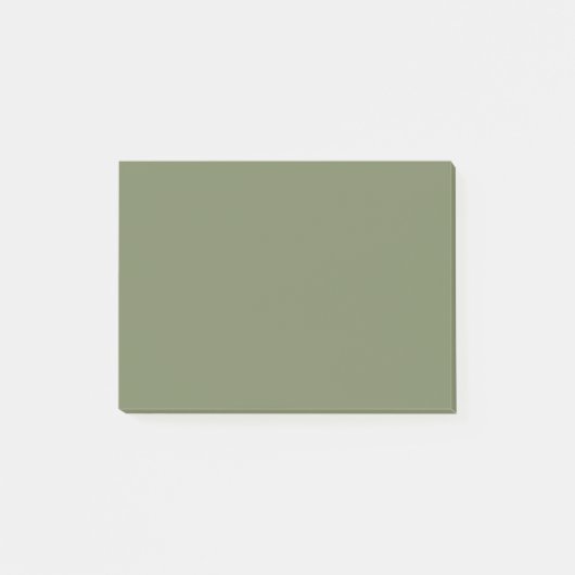 Post-it® Couleur solide verte Sage (Devant)