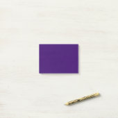 Post-it® Couleur solide violette profonde (Sur un bureau)