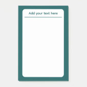 Post-it® Couleur Turquoise foncée (Devant)