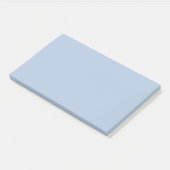 Post-it® Couleur uni bleu clair en acier (Incliné)