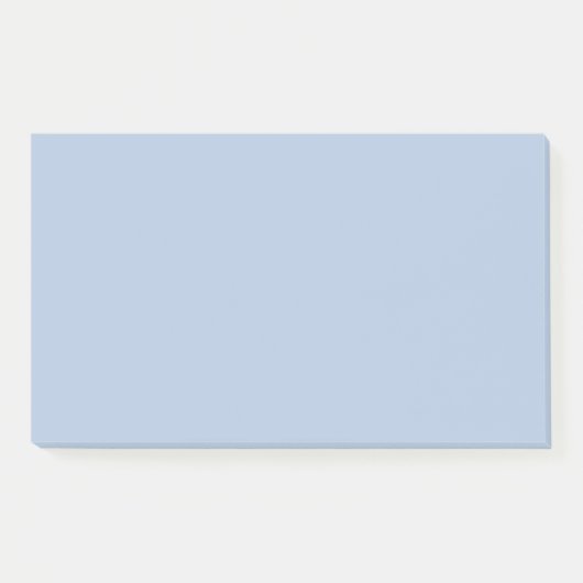 Post-it® Couleur uni bleu clair en acier (Devant)
