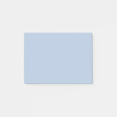 Post-it® Couleur uni bleu clair en acier (Devant)