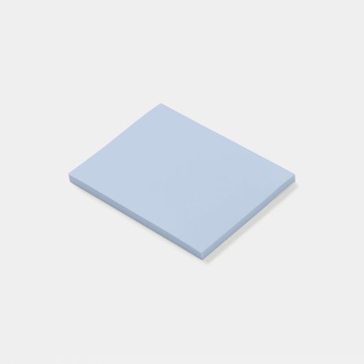 Post-it® Couleur uni bleu clair en acier (Incliné)