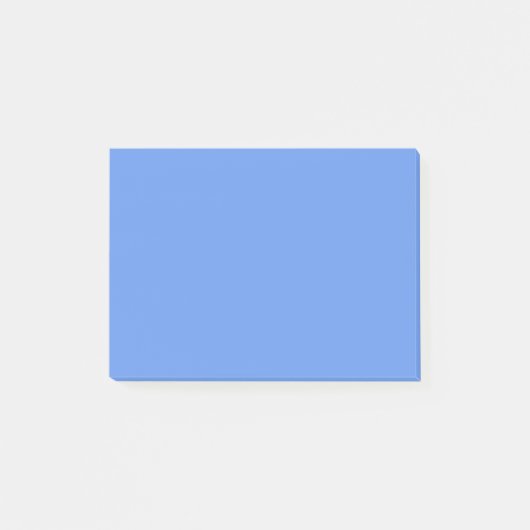 Post-it® Couleur uni bleu Cornflower (Devant)