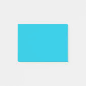 Post-it® Couleur uni bleu Hawaii (Devant)