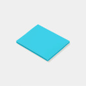 Post-it® Couleur uni bleu Hawaii (Incliné)