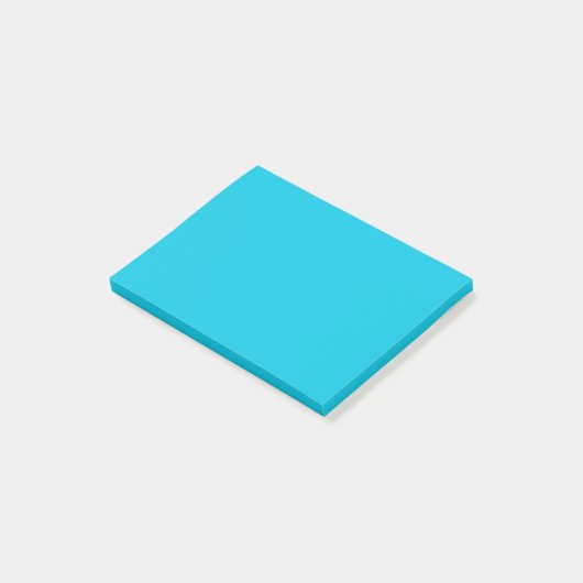 Post-it® Couleur uni bleu Hawaii (Incliné)
