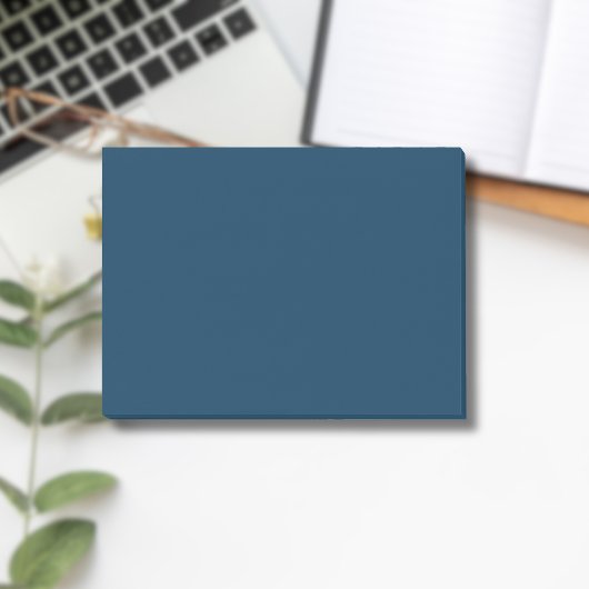 Post-it® Couleur uni bleu prussien | Classique | Élégant
