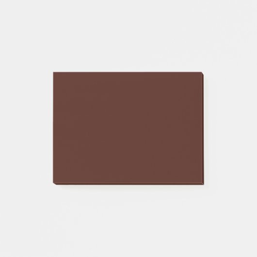 Post-it® Couleur Uni Haricot Noir (Devant)