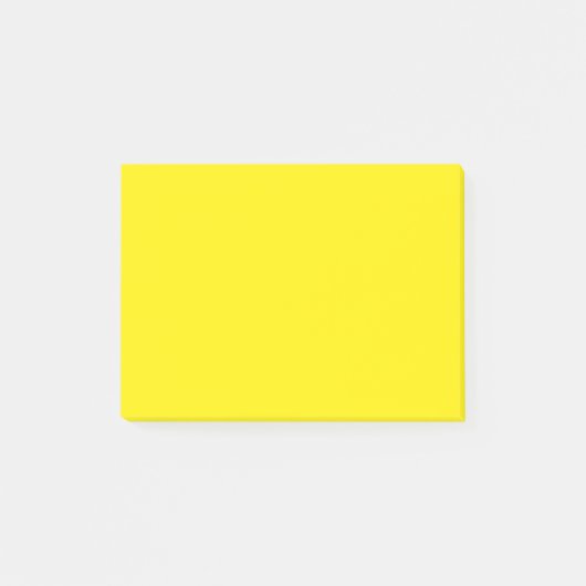 Post-it® Couleur uni jaune canari (Devant)