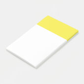Post-it® Couleur uni jaune jaune jaune (Incliné)