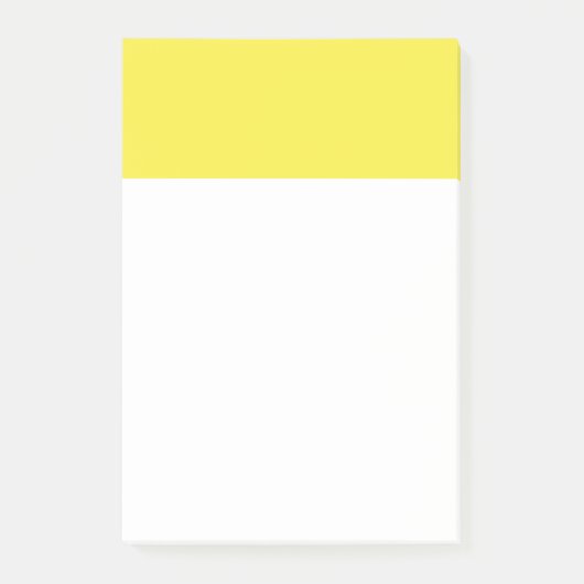 Post-it® Couleur uni jaune jaune jaune (Devant)