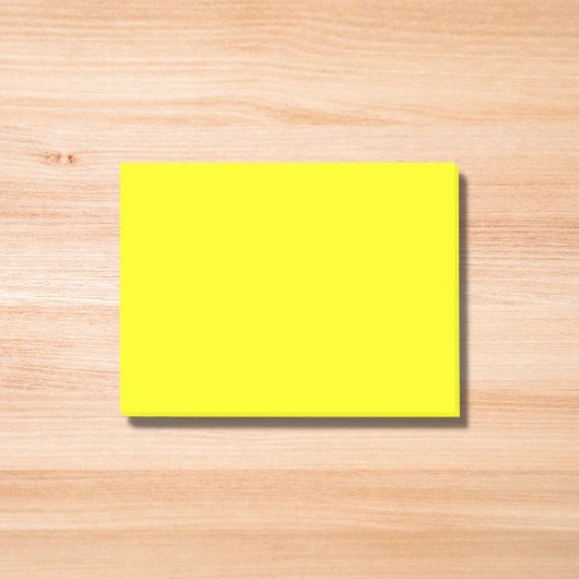 Post-it® Couleur uni jaune néon