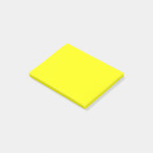 Post-it® Couleur uni jaune néon (Incliné)