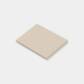 Post-it® Couleur unie vanille foncée (Incliné)