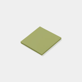 Post-it® Couleur verte solide | Hex# 8D9440