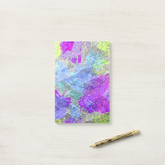 Post-it® Couleurs Abstraites 2 (Sur un bureau)