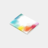 Post-it® Couleurs arc-en-ciel Couleur blanc personnalisé Ar (Incliné)