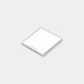 Post-it® Couleurs arc-en-ciel mignon parties scintillant pe (Incliné)