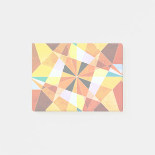 Post-it® Couleurs Chaudes Formes Géométriques Angulaires Fr