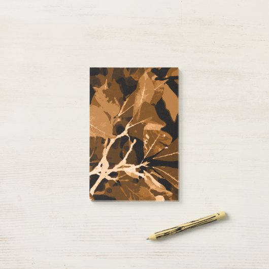 Post-it® Couleurs d'automne, feuille 6 (Sur un bureau)