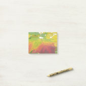 Post-it® Couleurs de la feuille d'érable Photographie de la (Sur un bureau)