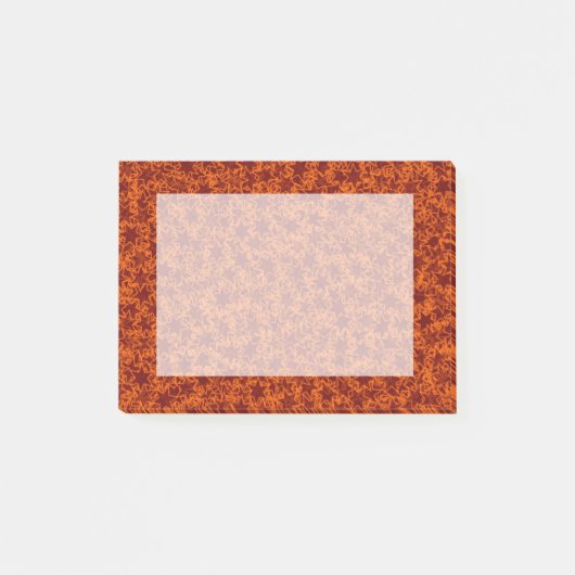 Post-it® Couleurs de sports d'esprit d'équipe d'orange et (Devant)