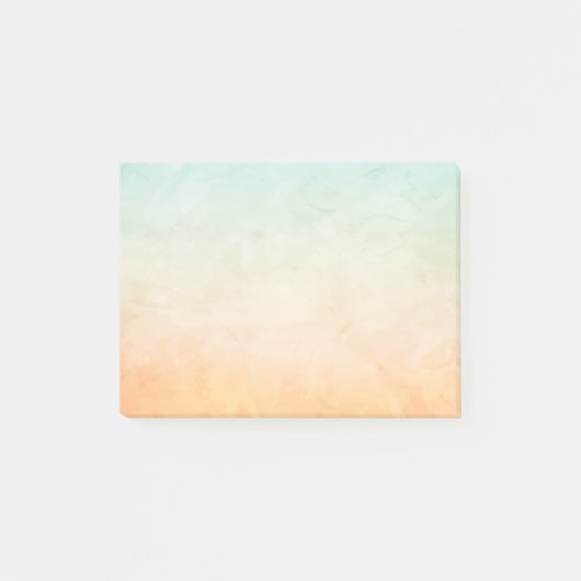 Post-it® Couleurs Douces Aquarelle Élégante Simple (Devant)