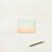 Post-it® Couleurs Douces Aquarelle Élégante Simple (Sur un bureau)