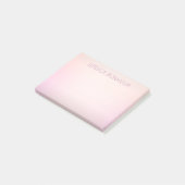 Post-it® Couleurs Douces Dégradé Ombré (Incliné)
