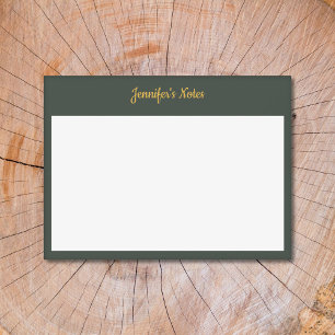 Post-it® Couleurs or et vert forêt