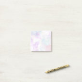 Post-it® Couleurs violettes, vertes, roses, élégantes (Sur un bureau)