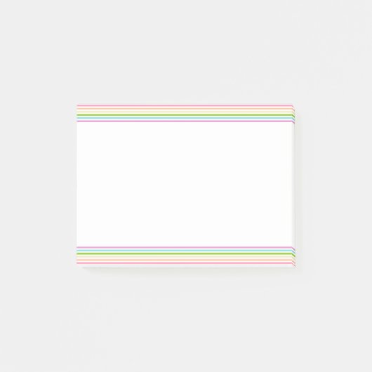 Post-it® Couleurs vives Couleurs Modèle rose violet vert (Devant)