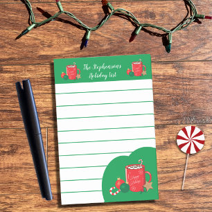 Post-it® Coupe de cacao Red Green Holiday Family Post-It No
