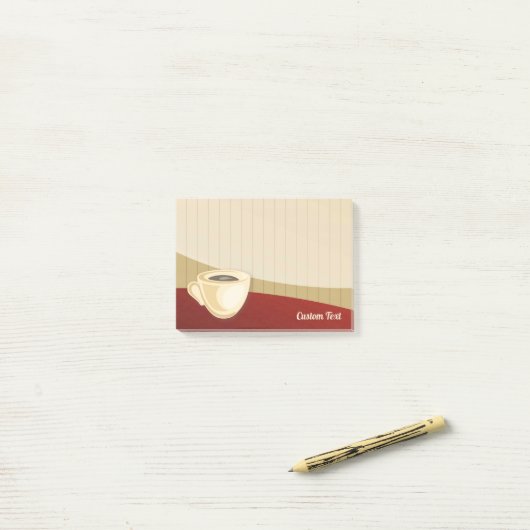 Post-it® Coupe du café (Sur un bureau)