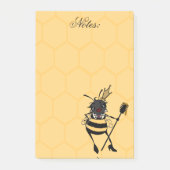 POST-IT® COUPE QUEEN BEE HONEYCOMB MOTIF POST-IT NOTEPAD (Devant)