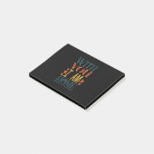 Post-it® Couple Cadeau Avec Vous Je Suis Maison (Incliné)