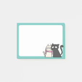 Post-it® couple de chat 3x4 (Devant)
