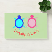 Post-it® Couple de tortue mignonne (Bureau)