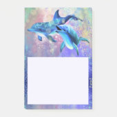 Post-it® Couple Dolphins Stick Notes (Devant)